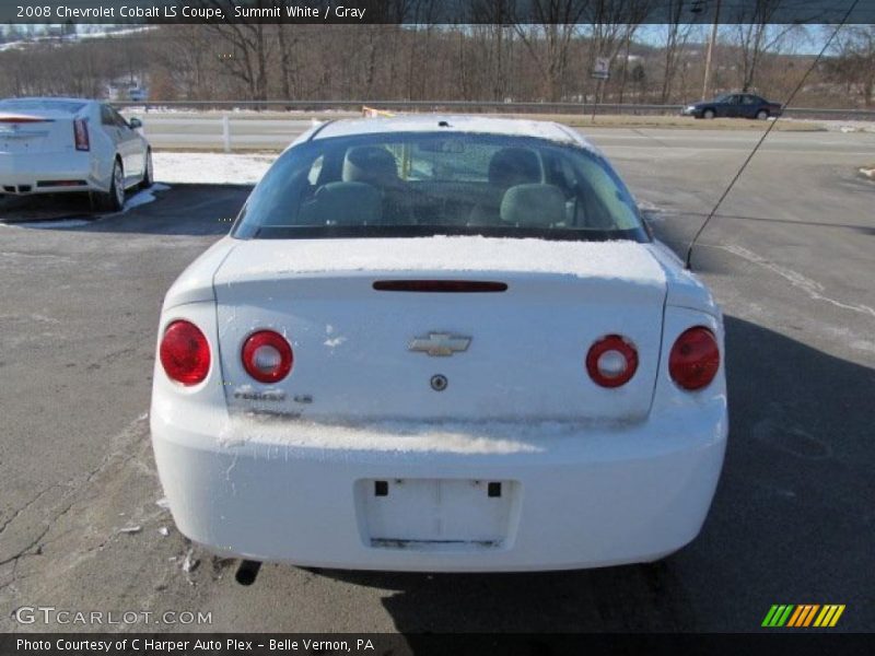 Summit White / Gray 2008 Chevrolet Cobalt LS Coupe
