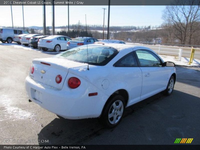 Summit White / Gray 2008 Chevrolet Cobalt LS Coupe