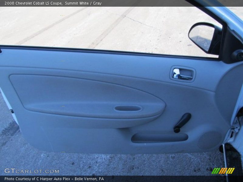 Summit White / Gray 2008 Chevrolet Cobalt LS Coupe