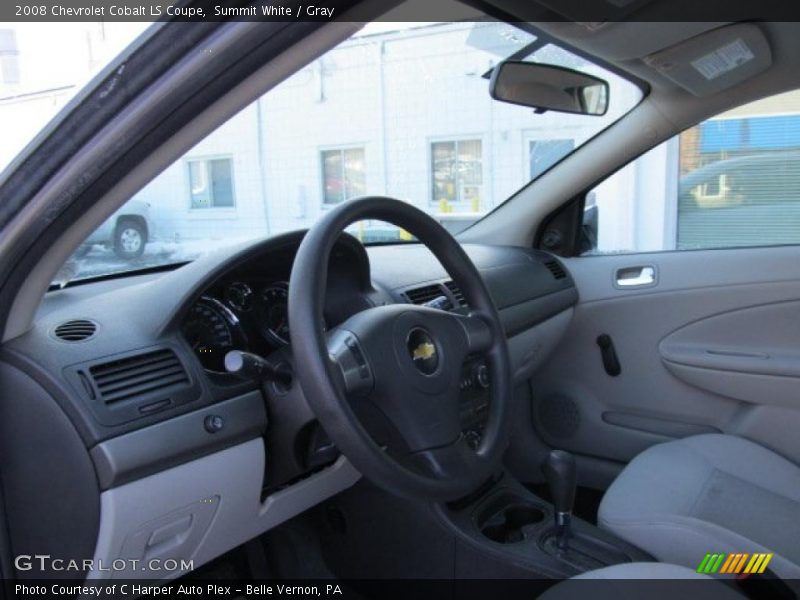 Summit White / Gray 2008 Chevrolet Cobalt LS Coupe