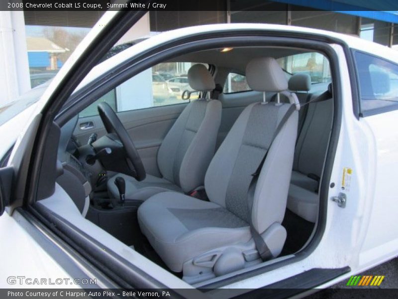 Summit White / Gray 2008 Chevrolet Cobalt LS Coupe