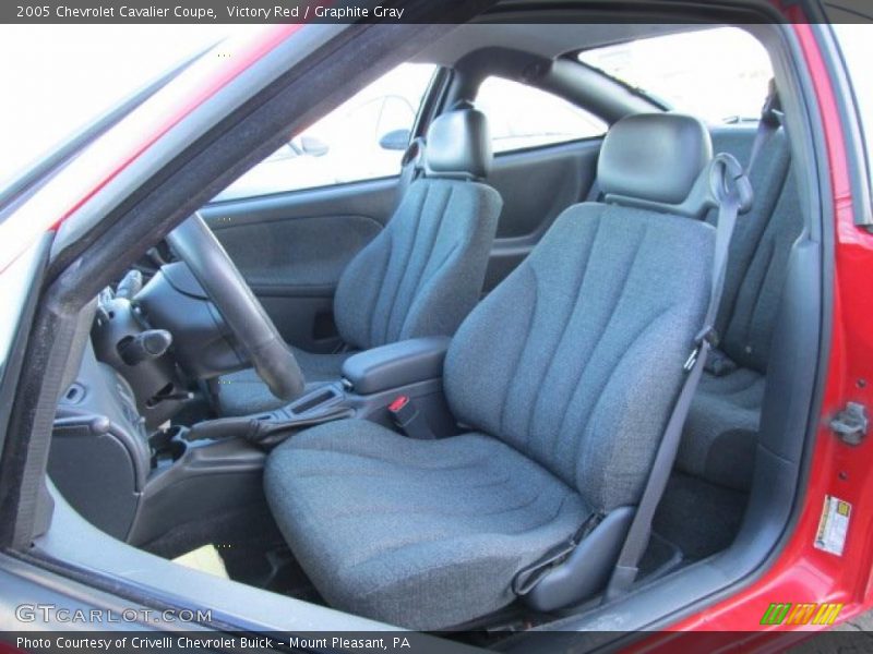 Victory Red / Graphite Gray 2005 Chevrolet Cavalier Coupe