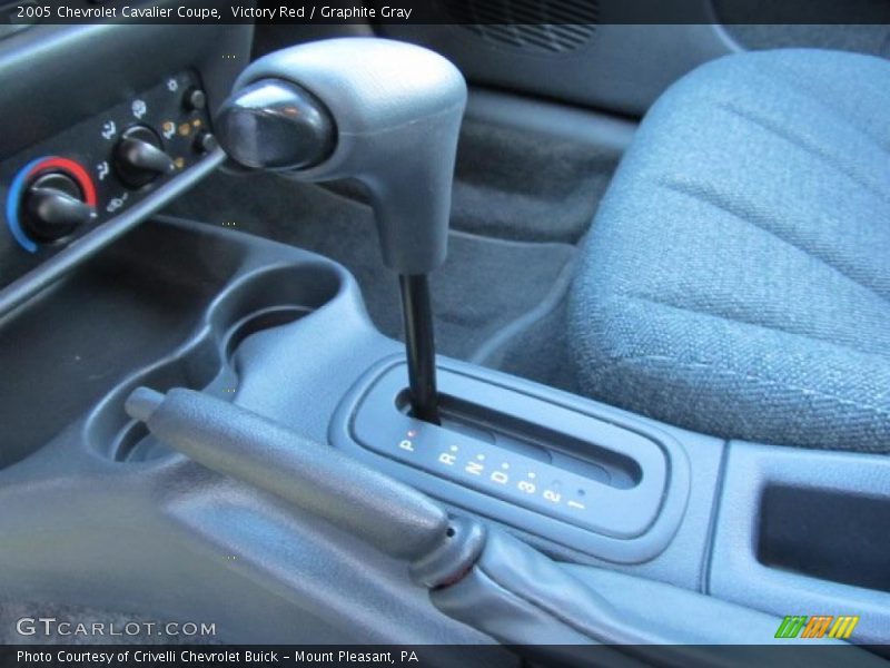 Victory Red / Graphite Gray 2005 Chevrolet Cavalier Coupe