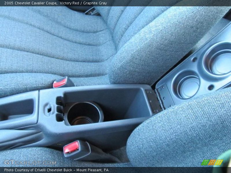 Victory Red / Graphite Gray 2005 Chevrolet Cavalier Coupe
