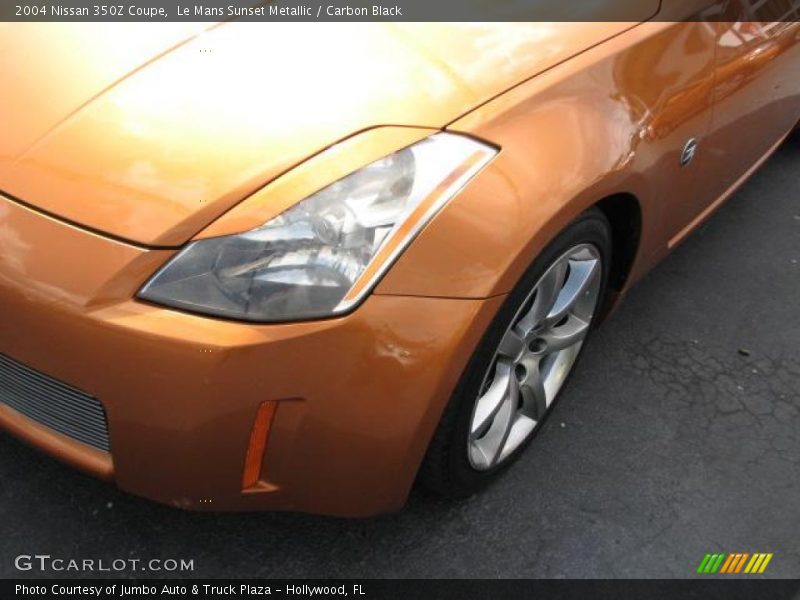 Le Mans Sunset Metallic / Carbon Black 2004 Nissan 350Z Coupe