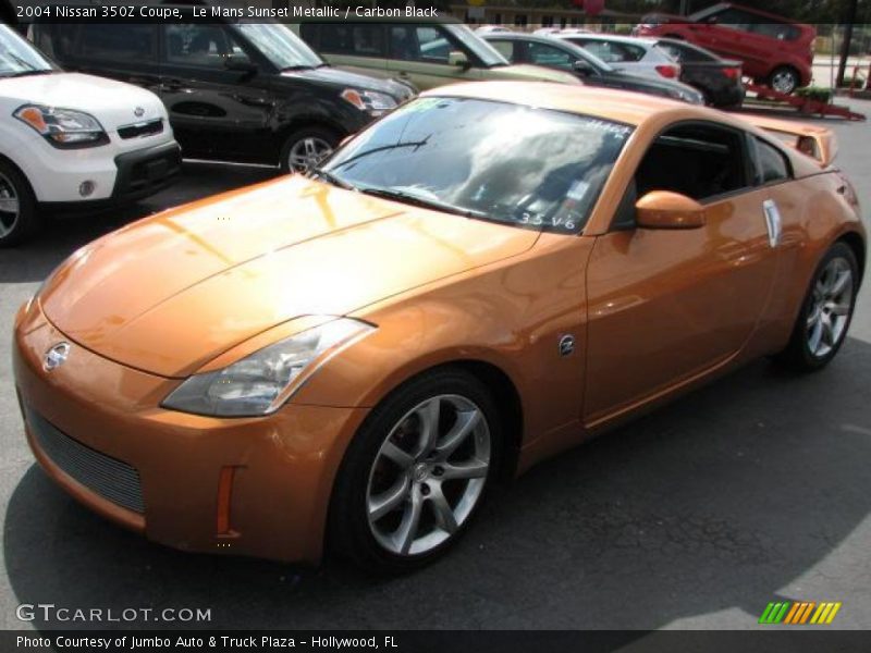 Le Mans Sunset Metallic / Carbon Black 2004 Nissan 350Z Coupe