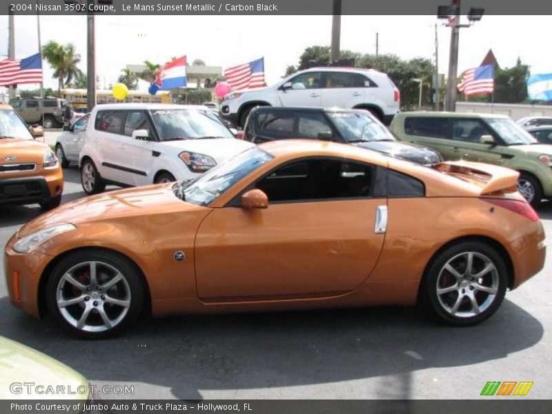 Le Mans Sunset Metallic / Carbon Black 2004 Nissan 350Z Coupe