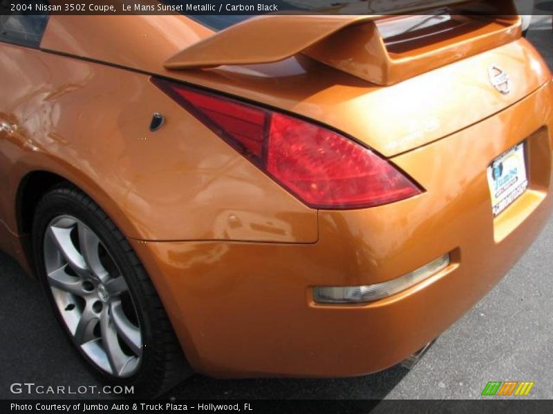 Le Mans Sunset Metallic / Carbon Black 2004 Nissan 350Z Coupe