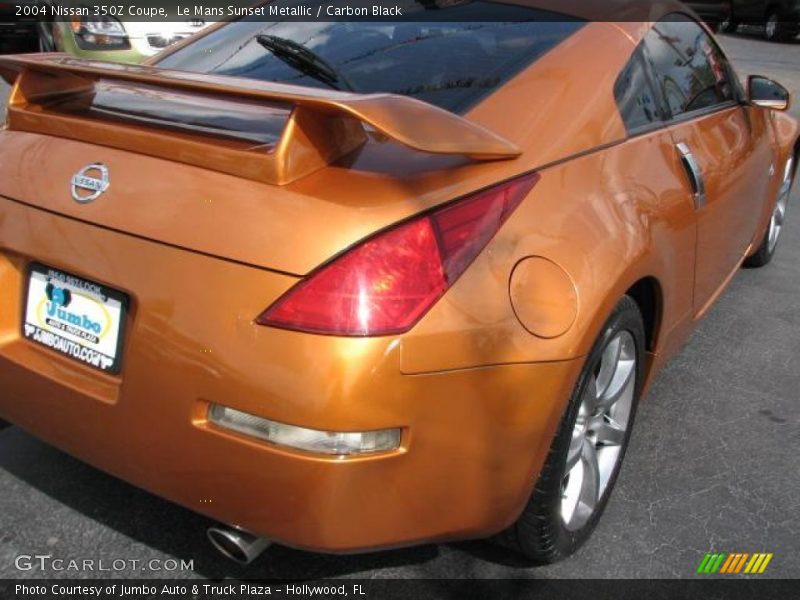 Le Mans Sunset Metallic / Carbon Black 2004 Nissan 350Z Coupe