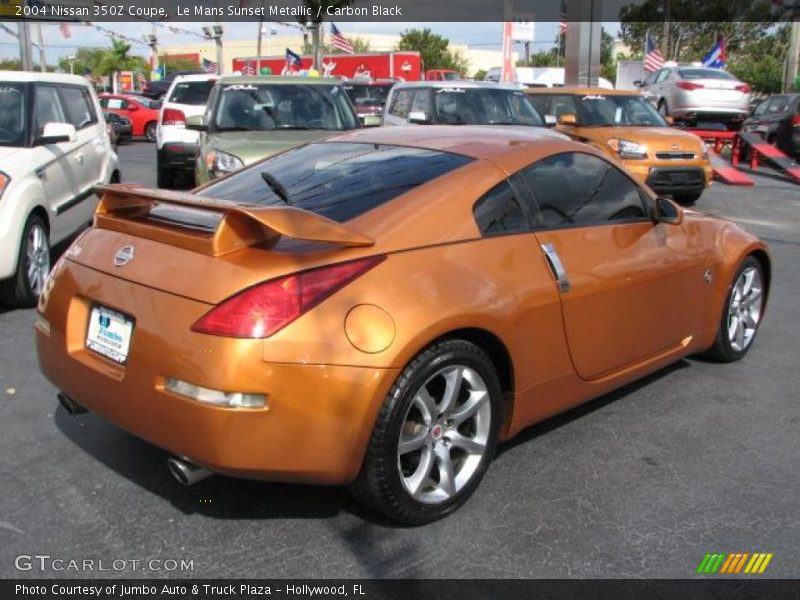 Le Mans Sunset Metallic / Carbon Black 2004 Nissan 350Z Coupe
