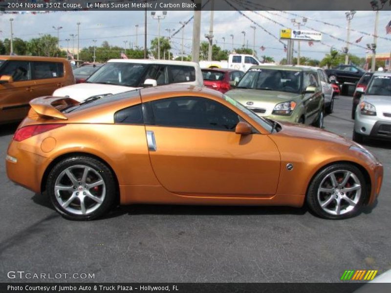 Le Mans Sunset Metallic / Carbon Black 2004 Nissan 350Z Coupe