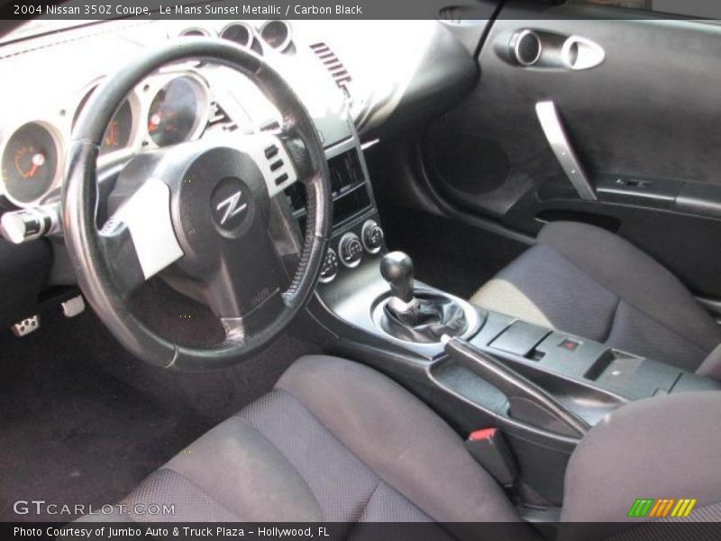 Le Mans Sunset Metallic / Carbon Black 2004 Nissan 350Z Coupe