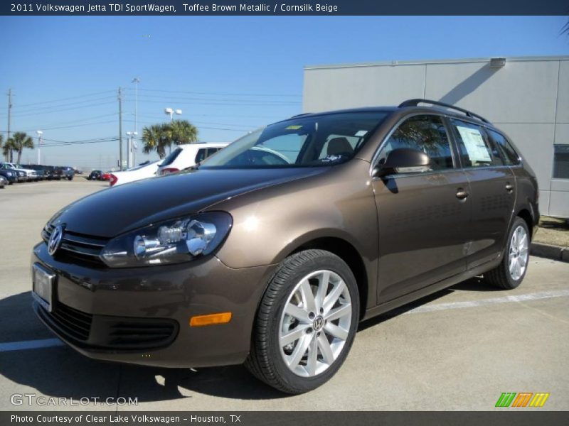 Toffee Brown Metallic / Cornsilk Beige 2011 Volkswagen Jetta TDI SportWagen