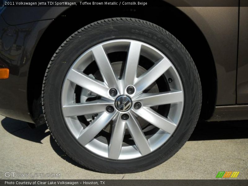 Toffee Brown Metallic / Cornsilk Beige 2011 Volkswagen Jetta TDI SportWagen