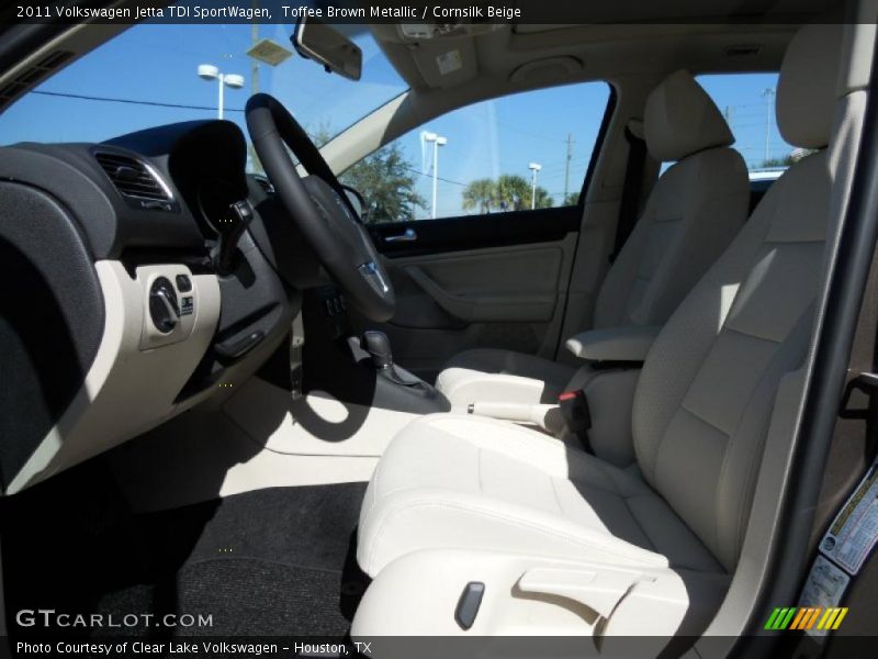 Toffee Brown Metallic / Cornsilk Beige 2011 Volkswagen Jetta TDI SportWagen