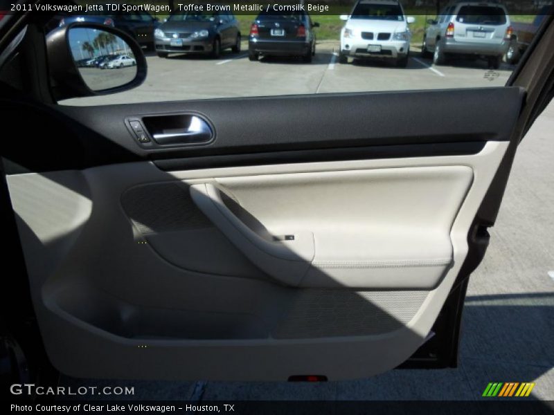 Toffee Brown Metallic / Cornsilk Beige 2011 Volkswagen Jetta TDI SportWagen