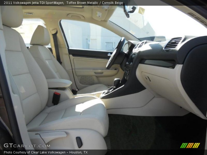Toffee Brown Metallic / Cornsilk Beige 2011 Volkswagen Jetta TDI SportWagen