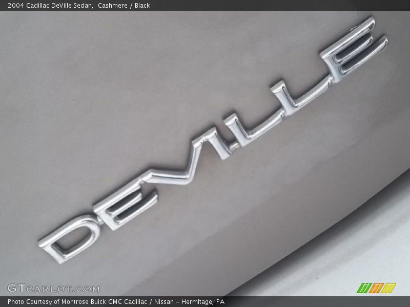 Cashmere / Black 2004 Cadillac DeVille Sedan