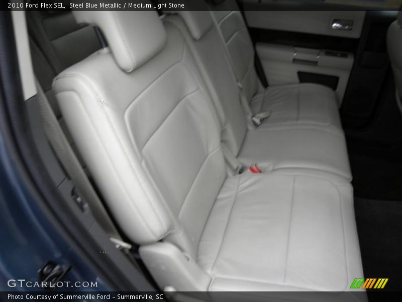 Steel Blue Metallic / Medium Light Stone 2010 Ford Flex SEL