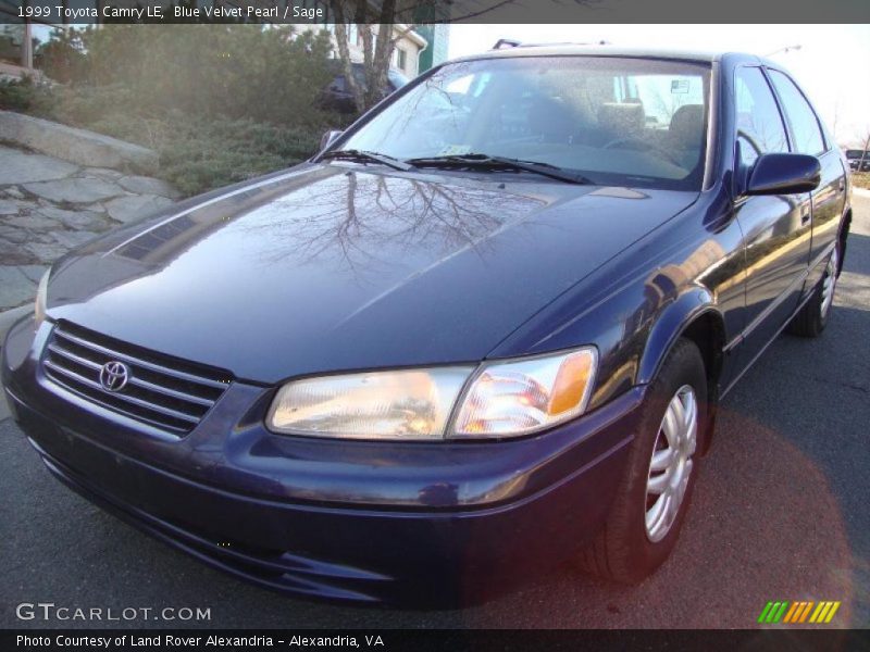 Blue Velvet Pearl / Sage 1999 Toyota Camry LE