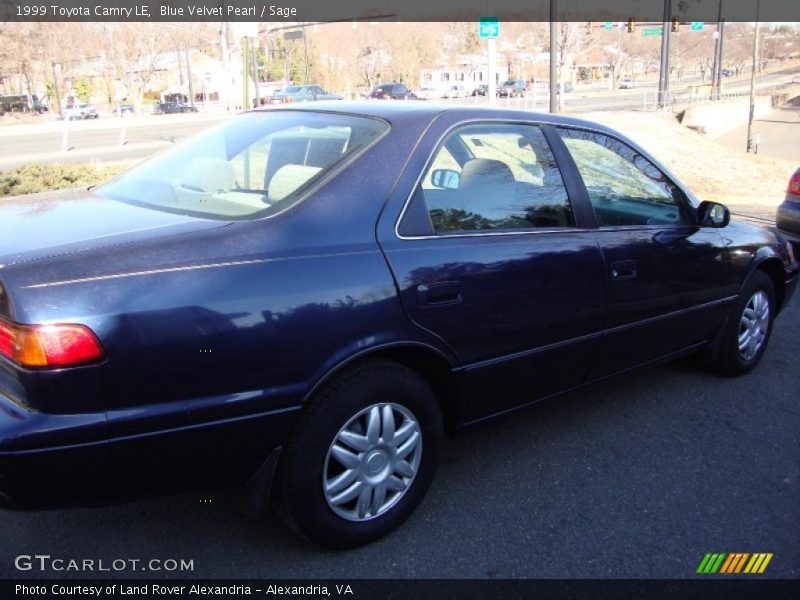 Blue Velvet Pearl / Sage 1999 Toyota Camry LE