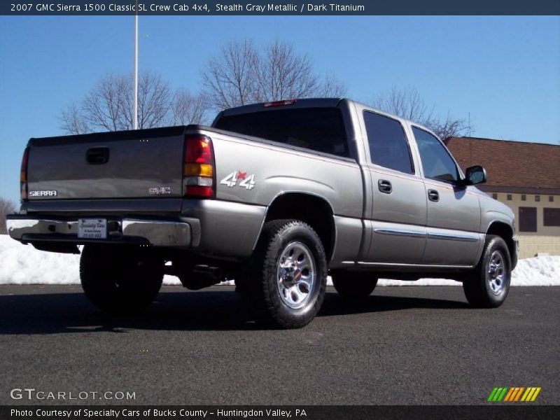 Stealth Gray Metallic / Dark Titanium 2007 GMC Sierra 1500 Classic SL Crew Cab 4x4