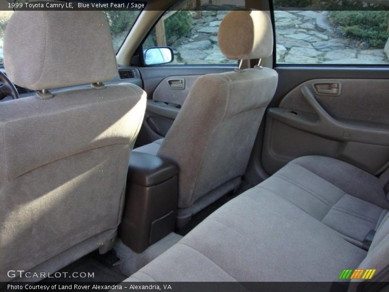Blue Velvet Pearl / Sage 1999 Toyota Camry LE