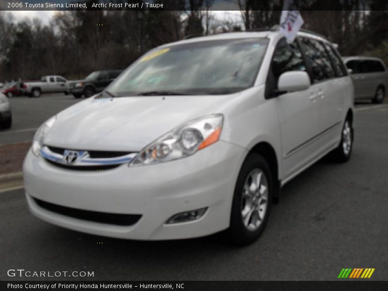 Arctic Frost Pearl / Taupe 2006 Toyota Sienna Limited