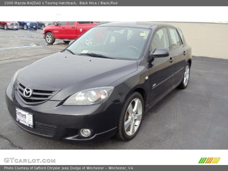 Black Mica / Black/Red 2006 Mazda MAZDA3 s Touring Hatchback