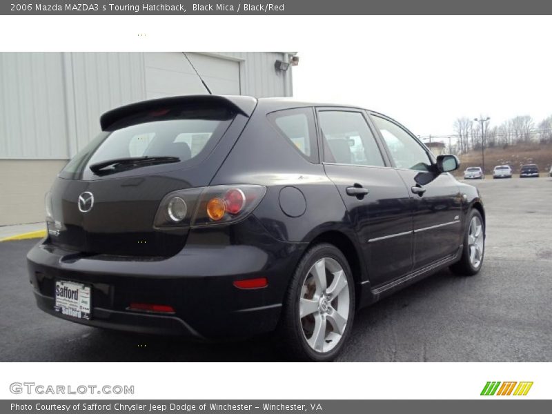 Black Mica / Black/Red 2006 Mazda MAZDA3 s Touring Hatchback