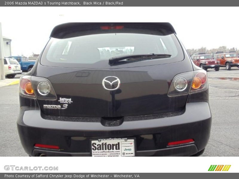 Black Mica / Black/Red 2006 Mazda MAZDA3 s Touring Hatchback