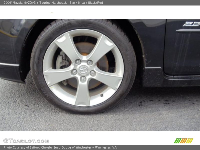 Black Mica / Black/Red 2006 Mazda MAZDA3 s Touring Hatchback