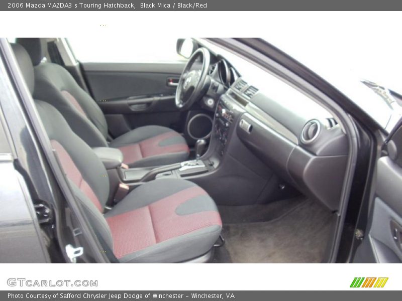 Black Mica / Black/Red 2006 Mazda MAZDA3 s Touring Hatchback