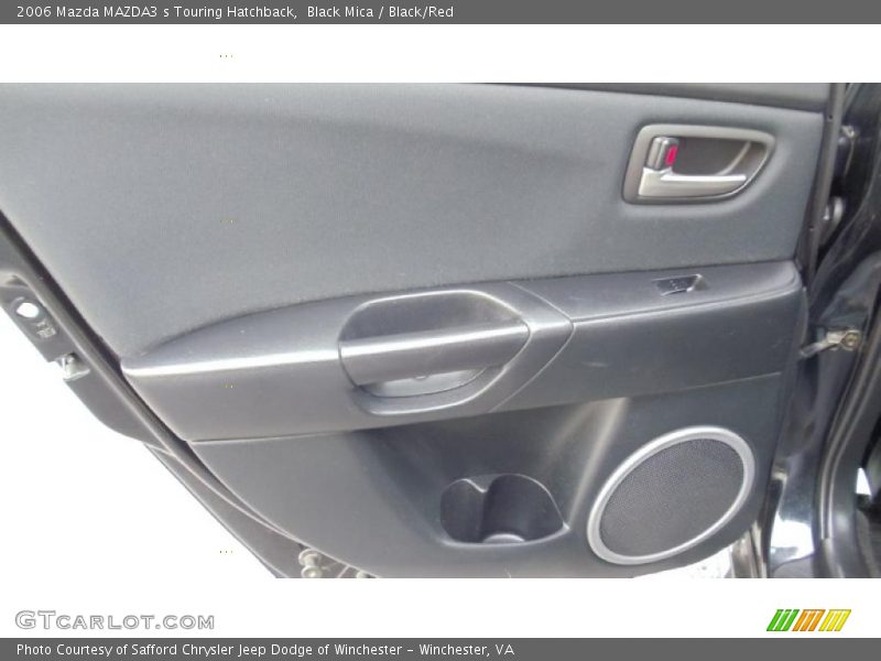 Black Mica / Black/Red 2006 Mazda MAZDA3 s Touring Hatchback