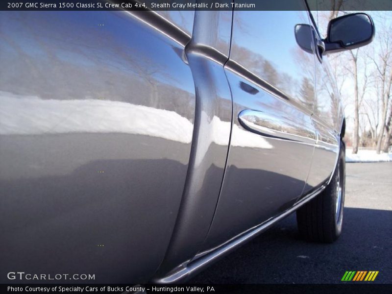 Stealth Gray Metallic / Dark Titanium 2007 GMC Sierra 1500 Classic SL Crew Cab 4x4