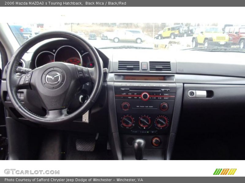 Black Mica / Black/Red 2006 Mazda MAZDA3 s Touring Hatchback