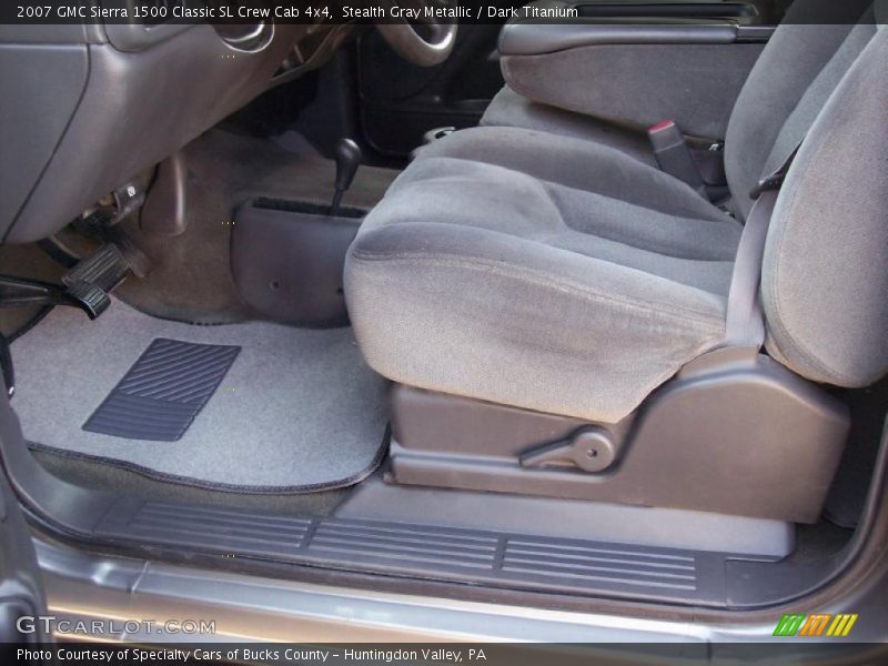 Stealth Gray Metallic / Dark Titanium 2007 GMC Sierra 1500 Classic SL Crew Cab 4x4