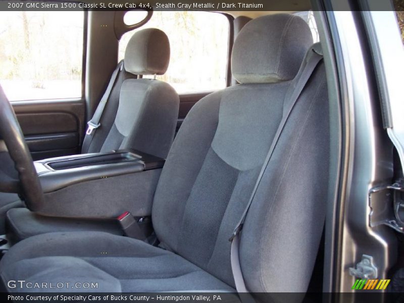  2007 Sierra 1500 Classic SL Crew Cab 4x4 Dark Titanium Interior