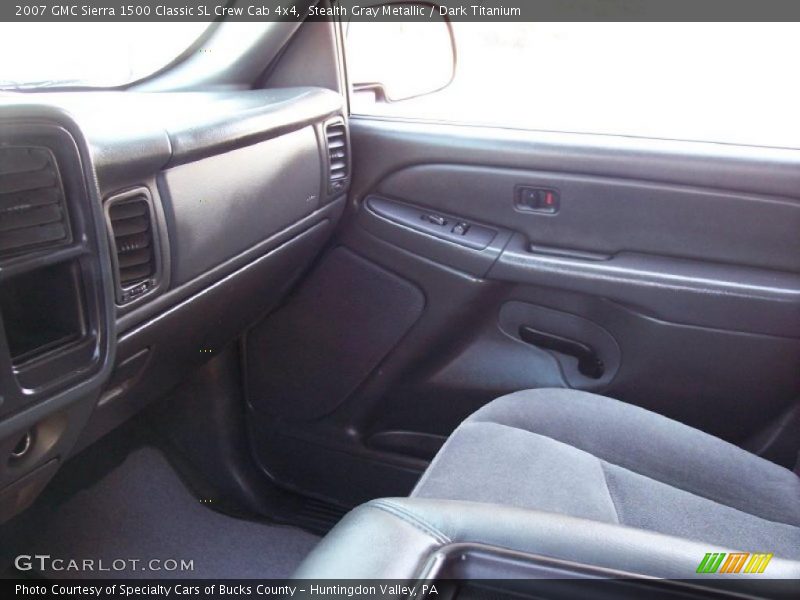 Stealth Gray Metallic / Dark Titanium 2007 GMC Sierra 1500 Classic SL Crew Cab 4x4