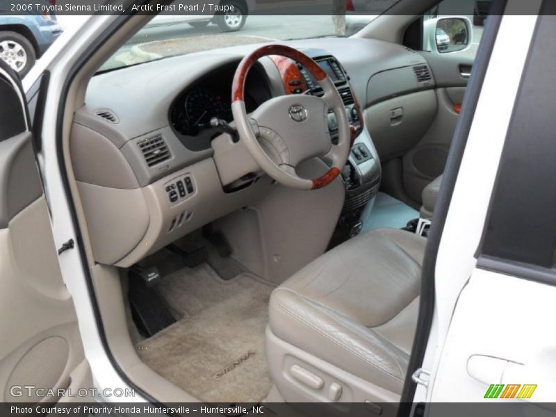 Arctic Frost Pearl / Taupe 2006 Toyota Sienna Limited