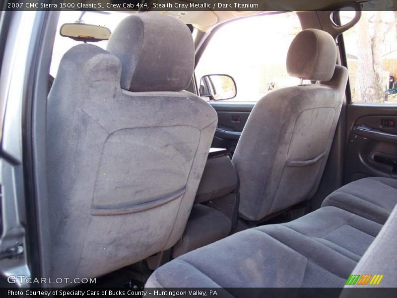 Stealth Gray Metallic / Dark Titanium 2007 GMC Sierra 1500 Classic SL Crew Cab 4x4