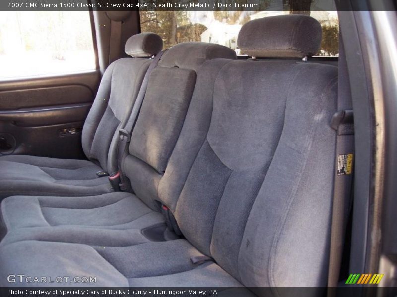  2007 Sierra 1500 Classic SL Crew Cab 4x4 Dark Titanium Interior