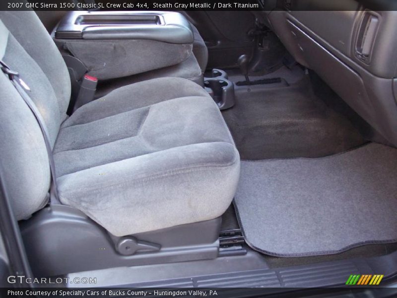 Stealth Gray Metallic / Dark Titanium 2007 GMC Sierra 1500 Classic SL Crew Cab 4x4