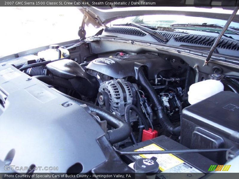  2007 Sierra 1500 Classic SL Crew Cab 4x4 Engine - 4.8 Liter OHV 16-Valve Vortec V8