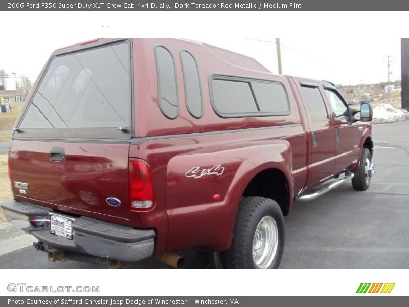 Dark Toreador Red Metallic / Medium Flint 2006 Ford F350 Super Duty XLT Crew Cab 4x4 Dually