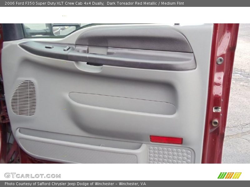 Dark Toreador Red Metallic / Medium Flint 2006 Ford F350 Super Duty XLT Crew Cab 4x4 Dually