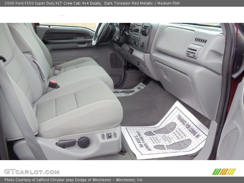 Dark Toreador Red Metallic / Medium Flint 2006 Ford F350 Super Duty XLT Crew Cab 4x4 Dually