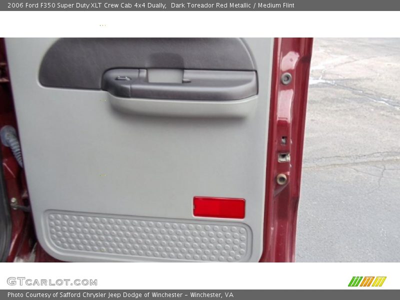 Dark Toreador Red Metallic / Medium Flint 2006 Ford F350 Super Duty XLT Crew Cab 4x4 Dually