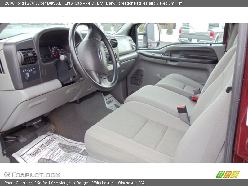 Dark Toreador Red Metallic / Medium Flint 2006 Ford F350 Super Duty XLT Crew Cab 4x4 Dually