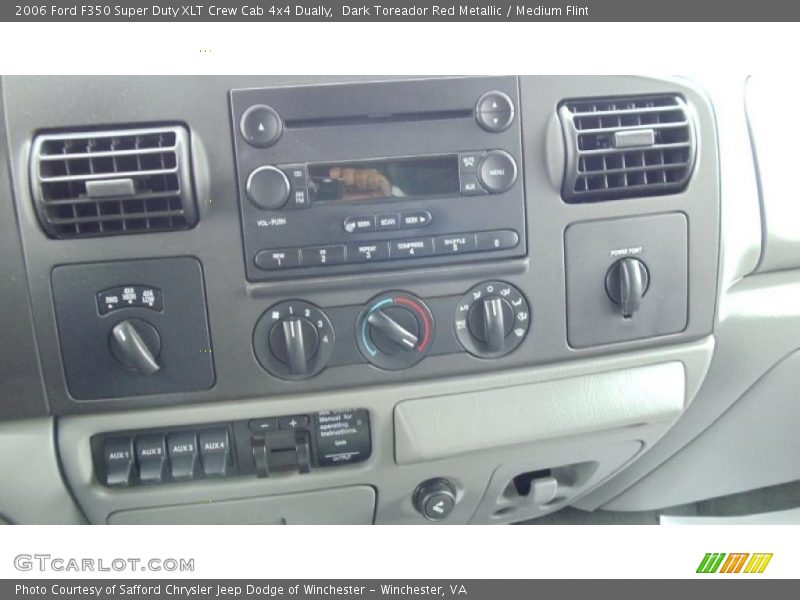 Dark Toreador Red Metallic / Medium Flint 2006 Ford F350 Super Duty XLT Crew Cab 4x4 Dually